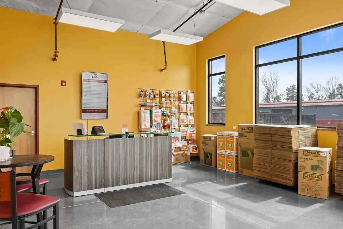 Interior of ABC Mini storage